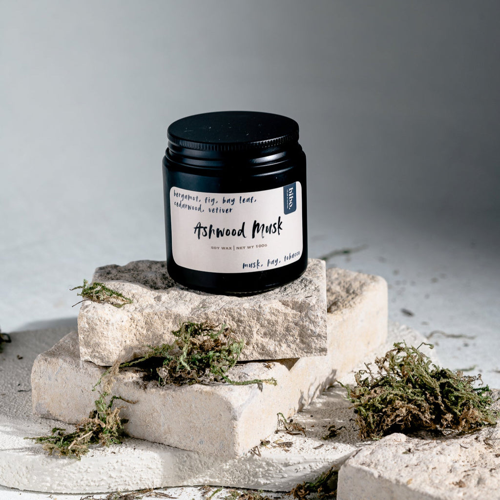 Ashwood Musk Scented Candle