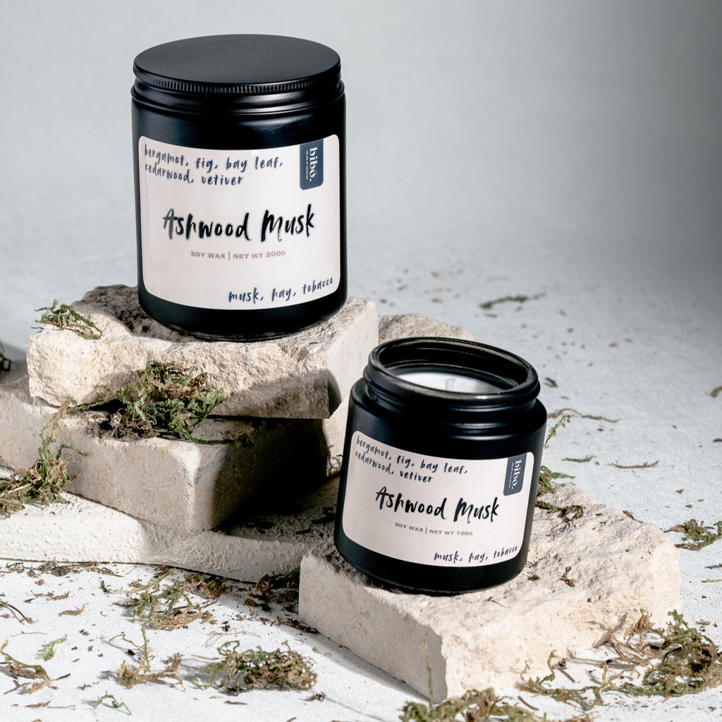 Ashwood Musk Scented Candle
